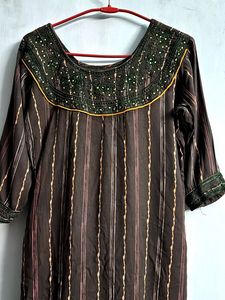 Combo Of Two kurti For Daily Wear With Black Pant