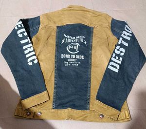 Stylish Two-Tone Denim Jacket