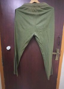Green Casual Track Pants