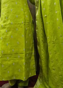 Elegant Kurti Suit With Heavy Dupatta