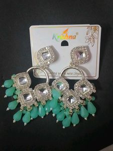 Krishna Silver Dangle Earrings