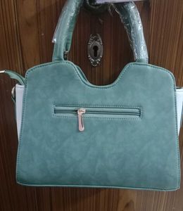 New Stylish Green Satchel Handbag