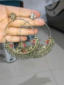 Navratri Hoop Jhumka Earrings