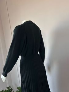 Black Korean Sweater Dress