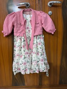 Frill Frock With Shrug