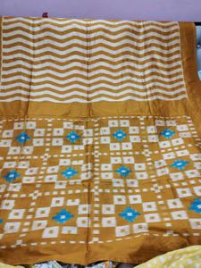 Pure Silk Ikkat Saree