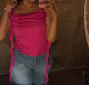 Partywear Top With Fringes