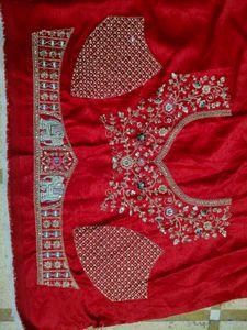 Red Embroidered Lehenga Choli
