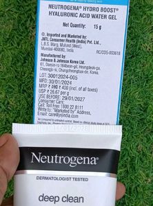 Neutrogena Combo 3 Cleanser Moisturizer Sunscreen