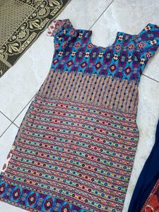 Woolen Ethnic Kurta Set &amp; Shawl