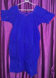 SIMPLE DARK BLUE KURTI