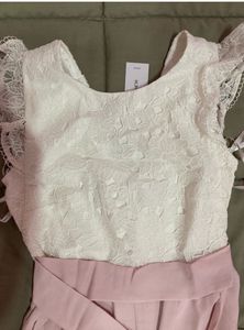 Forever New Rosie Lace Petite Tee Jumpsuit