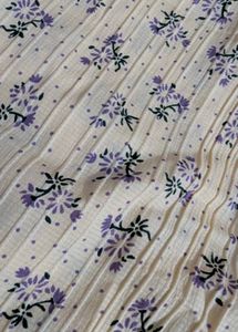 Beige Lavender Floral Top 🪻