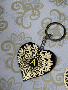 Handcrafted Keychains- Gold(2 )
