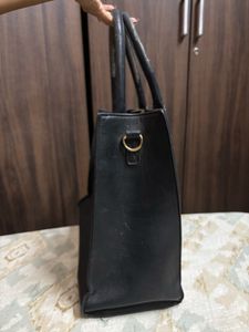 Allen Solly Black Large Handbag