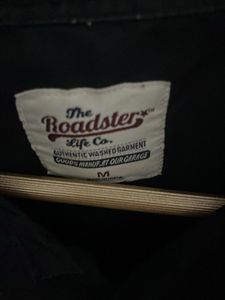 roadster black casual shirt