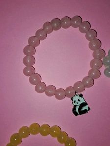 Beaded Charm Bracelets - Set of 2