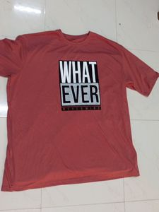 PEACH COLOUR TSHIRT
