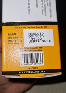 Dr. Sheth&#39;s Ceramide &amp; Vitamin C Sunscreen SPF 50