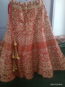 Designer Bridal Lahenga With 2 Dupatta