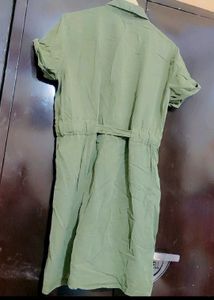 Light Olive Color Dress For 36 Bust