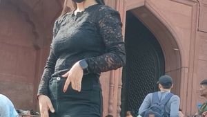 Black Mesh Long Sleeve Top