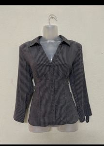 Shein Shirt Oversized & Striped Fitted