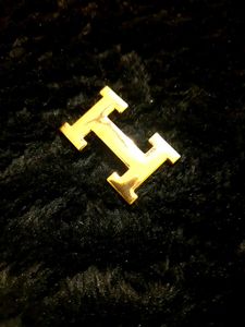 Hermes Gold Logo Belt Buckle