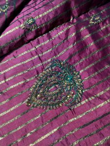 Maroon Saree
