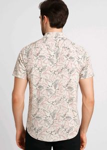 Trendy Floral Half Sleeve Shirt – M Size