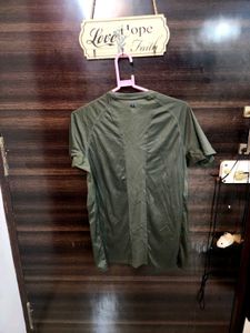 Olive Green Sports T-Shirt