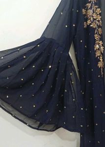 Embroidered Sheer Duster