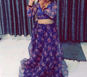 Floral Lehenga Choli Set