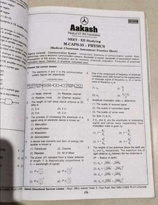 Aakash Mcaps For Neet And Jee Students