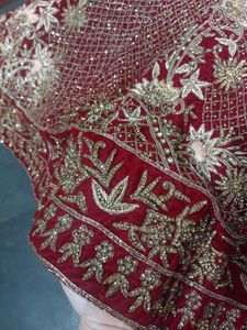 Bridal Lehenga - Maroon & Gold