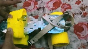 Retro Yellow Roller Skates