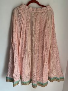 Beautiful Morpankh Brand Festive  Lehenga With Festive Top . Morpankh Brand Lehenga With Size S