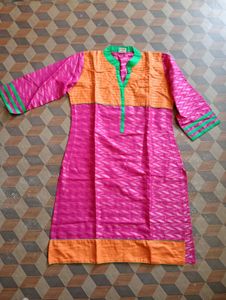 Pink &amp; Orange Tunic Top