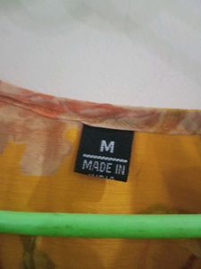 New beautiful organza Floral Print Kurta Set