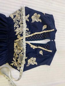 Floral Embroidered Mini Dress Bust 34-38