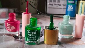 Set of 3 Vintage Nail Polishes
