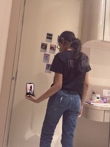 Distressed Denim Jeans - Size 4R