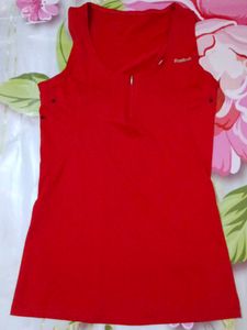 (1053)Reebok Red Tank Top - Size Small