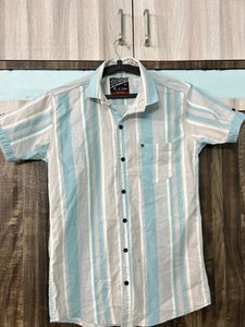 Half Sleeve Print Lycra Shirt