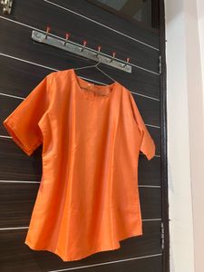 Orange Tunic Top