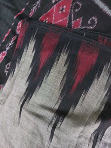 Grey Sambalpuri Orissa Ikat Cotton Saree