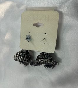 oxidized Jhumka Earrings