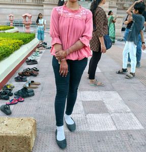 Pink Lace Top