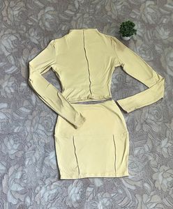 Newme Co-ords Set| Croptop With Bodycon Skirt