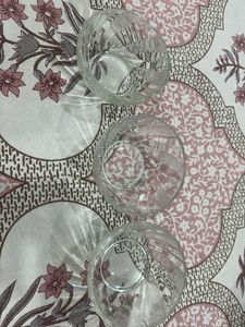 3 Glass bowls/katoris